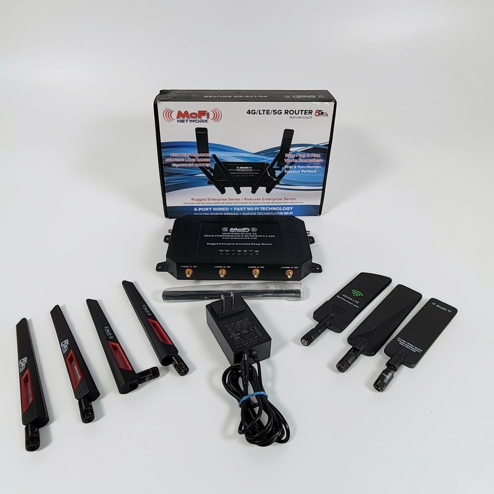 READ Mofi Networks MOFI5500-5GXeLTE-EM7455 Cellular Router Tested Working